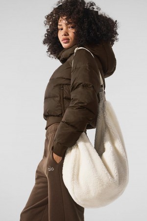 Bolso Bandolera Alo Yoga Sherpa Om The Go Mujer Ivory | Mexico DIP-659801