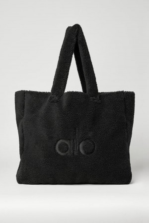 Bolso Tote Alo Yoga Foxy Sherpa Mujer Negros | Mexico JOS-517836