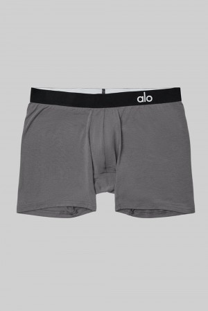 Boxer Alo Yoga Day and Night Hombre Grises | Mexico SKD-315709