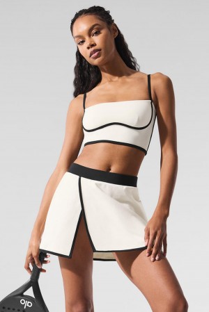 Bra Tank Alo Yoga Airbrush Streamlined Mujer Negros | Mexico USG-402761