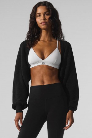 Bufanda Alo Yoga Snuggle Up Sweater Shawl Mujer Negros | Mexico VYP-749825