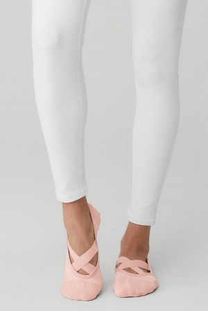 Calcetines Alo Yoga Pivot Barre Barres Mujer Pale Mauve | Mexico EBK-687051