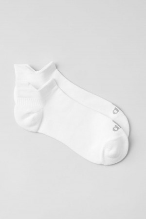 Calcetines Alo Yoga Unisex Performance Tab Mujer Blancos Titanium | Mexico GET-123987