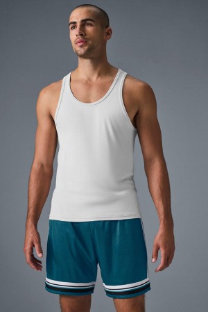 Camiseta De Tirantes Para Correr Alo Yoga Everyday Modal Rib Hombre Blancos | Mexico KVC-893612