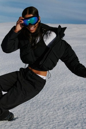 Chamarra Puffer Alo Yoga Glacier Mujer Negros | Mexico QHA-804537