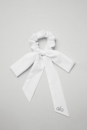 Coletero Alo Yoga Love Knots Tie Mujer Blancos | Mexico RJZ-810395