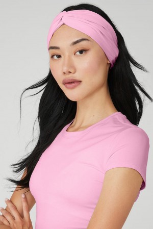 Diademas Alo Yoga Alosoft Mujer Rosas | Mexico WVH-297086