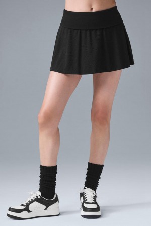 Falda Alo Yoga Doubles Only Mujer Negros | Mexico CHT-142038