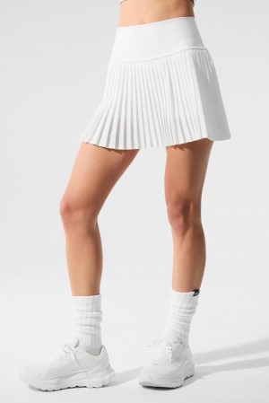 Falda Alo Yoga Grand Slam Tennis Mujer Blancos | Mexico OTP-089145