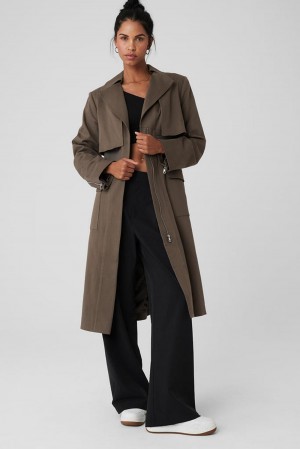 Gabardina Alo Yoga Formation Mujer Verde Oliva | Mexico GJD-260185