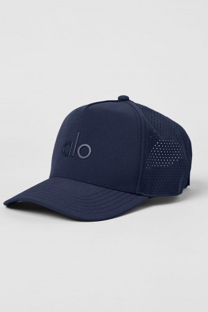 Gorras De Camionero Alo Yoga Performance District Hombre Azul Marino | Mexico MBZ-571394