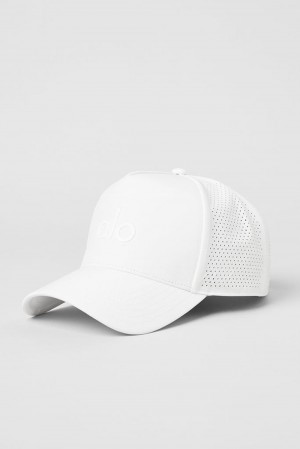 Gorras De Camionero Alo Yoga Performance District Hombre Blancos | Mexico AWH-498635