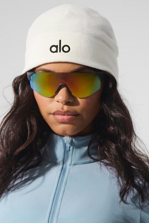 Gorro Alo Yoga Performance Fleece Mujer Ivory | Mexico TIG-952730