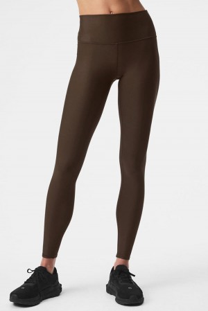 Leggins Alo Yoga 7/8 High-Waist Airlift Mujer Espresso | Mexico CHU-076453