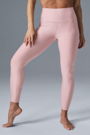 Leggins Alo Yoga 7/8 High-Waist Airlift Mujer Rosas | Mexico PNL-670128