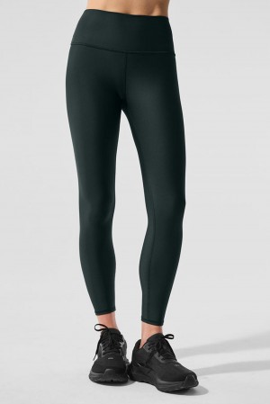 Leggins Alo Yoga 7/8 High-Waist Airlift Mujer Verdes | Mexico PXF-190486