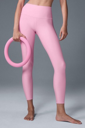 Leggins Alo Yoga 7/8 High-Waist Airlift Mujer Rosas | Mexico SOY-723869