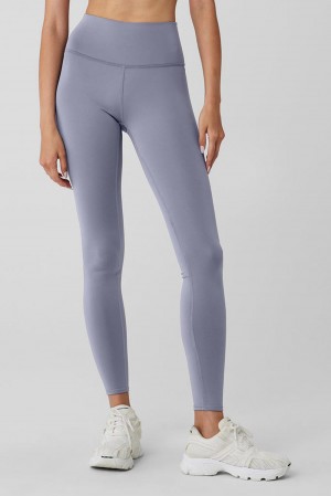 Leggins Alo Yoga Airlift Winter Warm High-Waist Mujer Fog | Mexico TFL-796140