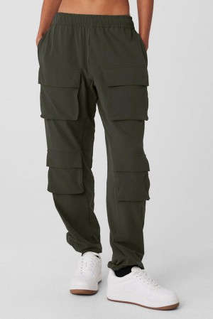 Pantalon Alo Yoga Cargo Venture Mujer Verdes | Mexico HBD-135068