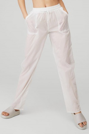Pantalon Alo Yoga Cloud Nine Mujer Blancos | Mexico ALJ-127809