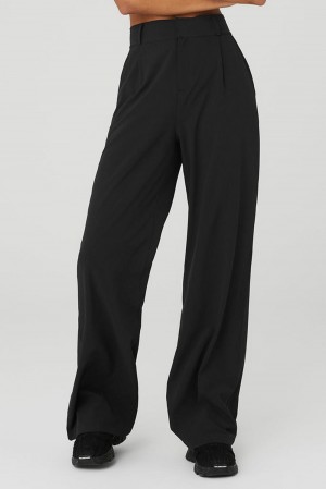 Pantalon Alo Yoga High-Waist Dreamscape (Long) Mujer Negros | Mexico RJZ-874015