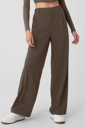 Pantalon Alo Yoga High-Waist Pursuit Mujer Verde Oliva | Mexico VJO-315279