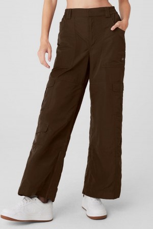 Pantalon Alo Yoga High-Waist Ski-Moto Mujer Espresso | Mexico VNJ-386051