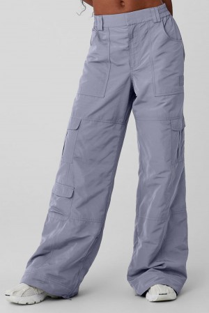 Pantalon Alo Yoga High-Waist Ski-Moto Mujer Fog | Mexico BKT-407869