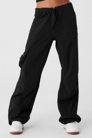 Pantalon Alo Yoga Megastar Cargo Mujer Negros | Mexico JGC-018967