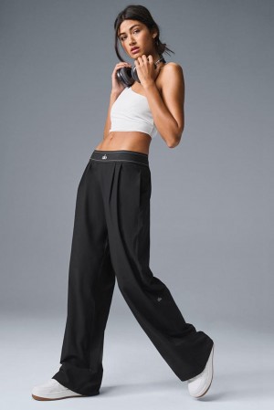 Pantalon Alo Yoga Suit Up (Regular) Mujer Negros | Mexico ZED-104892