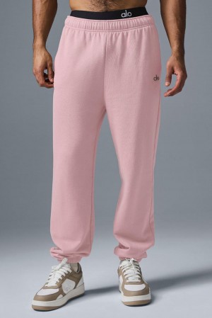 Pantalon Deportivo Alo Yoga Accolade Hombre Rosas | Mexico WQI-701846