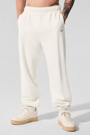 Pantalon Deportivo Alo Yoga Accolade Hombre Ivory | Mexico VMX-574016