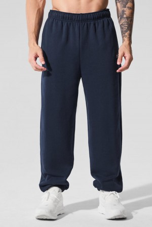 Pantalon Deportivo Alo Yoga Accolade Hombre Azul Marino | Mexico NXJ-209431