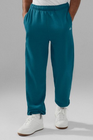 Pantalon Deportivo Alo Yoga Accolade Hombre Oceanic Teal | Mexico SHI-608514