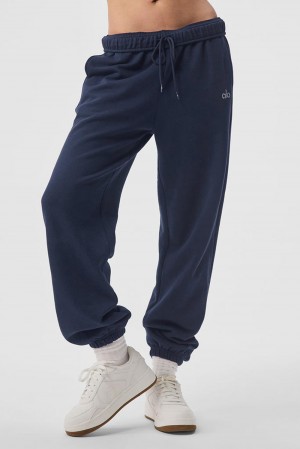 Pantalon Deportivo Alo Yoga Accolade Mujer Azul Marino | Mexico PYW-925870