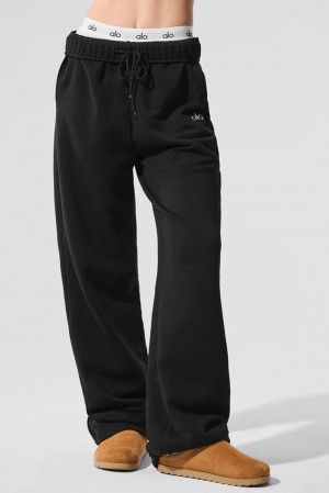 Pantalon Deportivo Alo Yoga Accolade Straight Leg Mujer Negros | Mexico QSM-075218