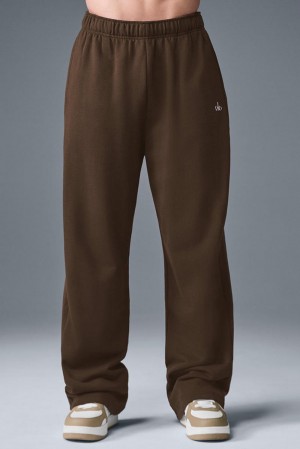 Pantalon Deportivo Alo Yoga Accolade Straight Leg Hombre Espresso | Mexico UEY-569248