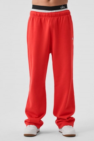 Pantalon Deportivo Alo Yoga Accolade Straight Leg Hombre Rojos | Mexico VJS-403219