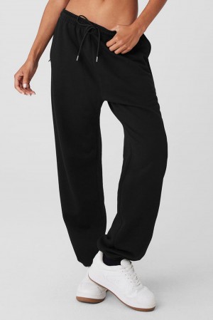 Pantalon Deportivo Alo Yoga Chill Mujer Negros | Mexico IBL-021593