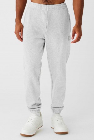 Pantalon Deportivo Alo Yoga Cuffed Renown Heavy Weight Hombre Grises | Mexico BJT-581279