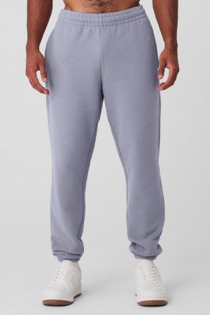 Pantalon Deportivo Alo Yoga Cuffed Renown Heavy Weight Hombre Fog | Mexico OVU-974365