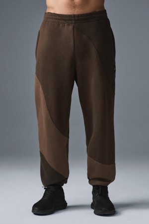Pantalon Deportivo Alo Yoga Make Waves Hombre Espresso Tonal | Mexico KPM-498730
