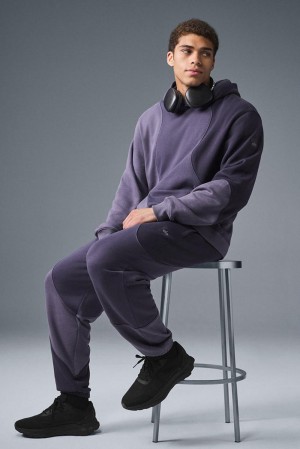 Pantalon Deportivo Alo Yoga Make Waves Hombre Italian Plum Tonal | Mexico PFJ-632154