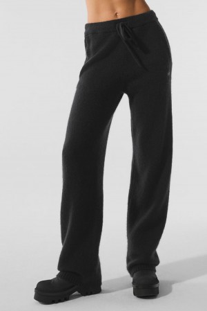 Pantalon Deportivo Alo Yoga New Class Cashmere Mujer Negros | Mexico ESL-264895