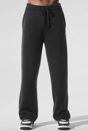 Pantalon Deportivo Alo Yoga New Class Cashmere Hombre Negros | Mexico IDU-150976