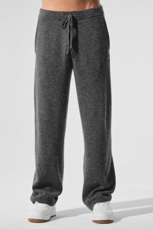 Pantalon Deportivo Alo Yoga New Class Cashmere Hombre Plateadas Grises | Mexico JIY-306921