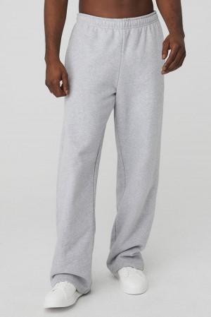 Pantalon Deportivo Alo Yoga Renown Heavy Weight Hombre Grises | Mexico DOZ-540182