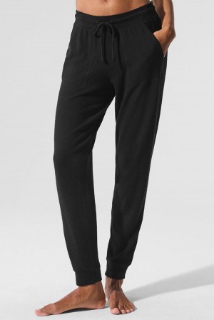 Pantalon Deportivo Alo Yoga Soho Mujer Negros | Mexico RPE-418273
