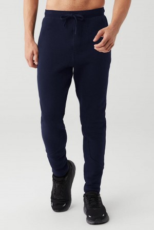Pantalon Deportivo Alo Yoga The Triumph Hombre Azul Marino | Mexico YQF-064739