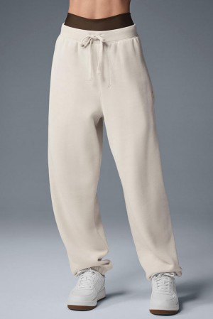 Pantalon Deportivo Alo Yoga Triumph Restore Mujer Bone | Mexico KWJ-580634